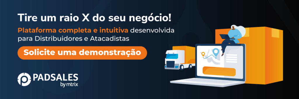 O PAD Sales é a ferramenta ideal para Distribuidores e Atacadistas! Saiba como alavancar os resultados da sua empresa.